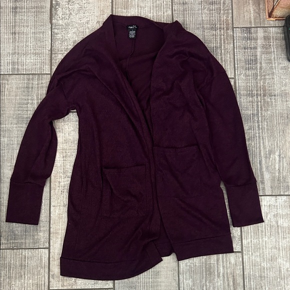 Rue21 Sweaters - Rue 21 Deep Purple Cardigan Sweater Large